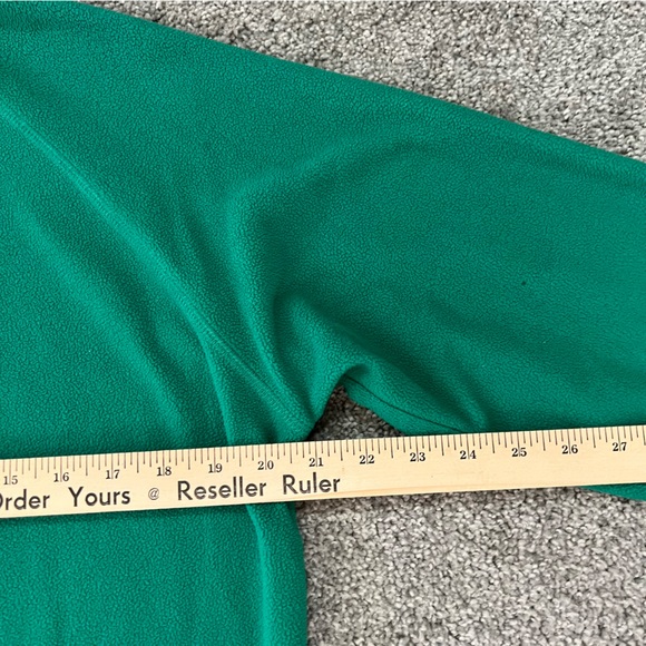 Vintage Oakley jacket womens medium green fleece pullover skater streetwear Y2K - Picture 11 of 11